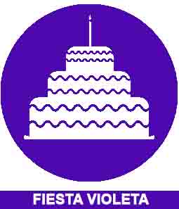 Cumpleaños Decoración Violeta 1396